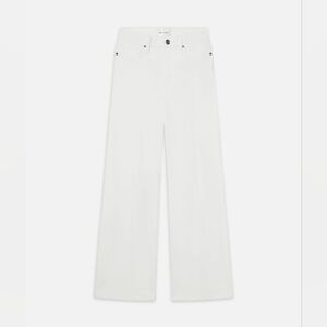 Frame ,30,Women's Flare White Jeans